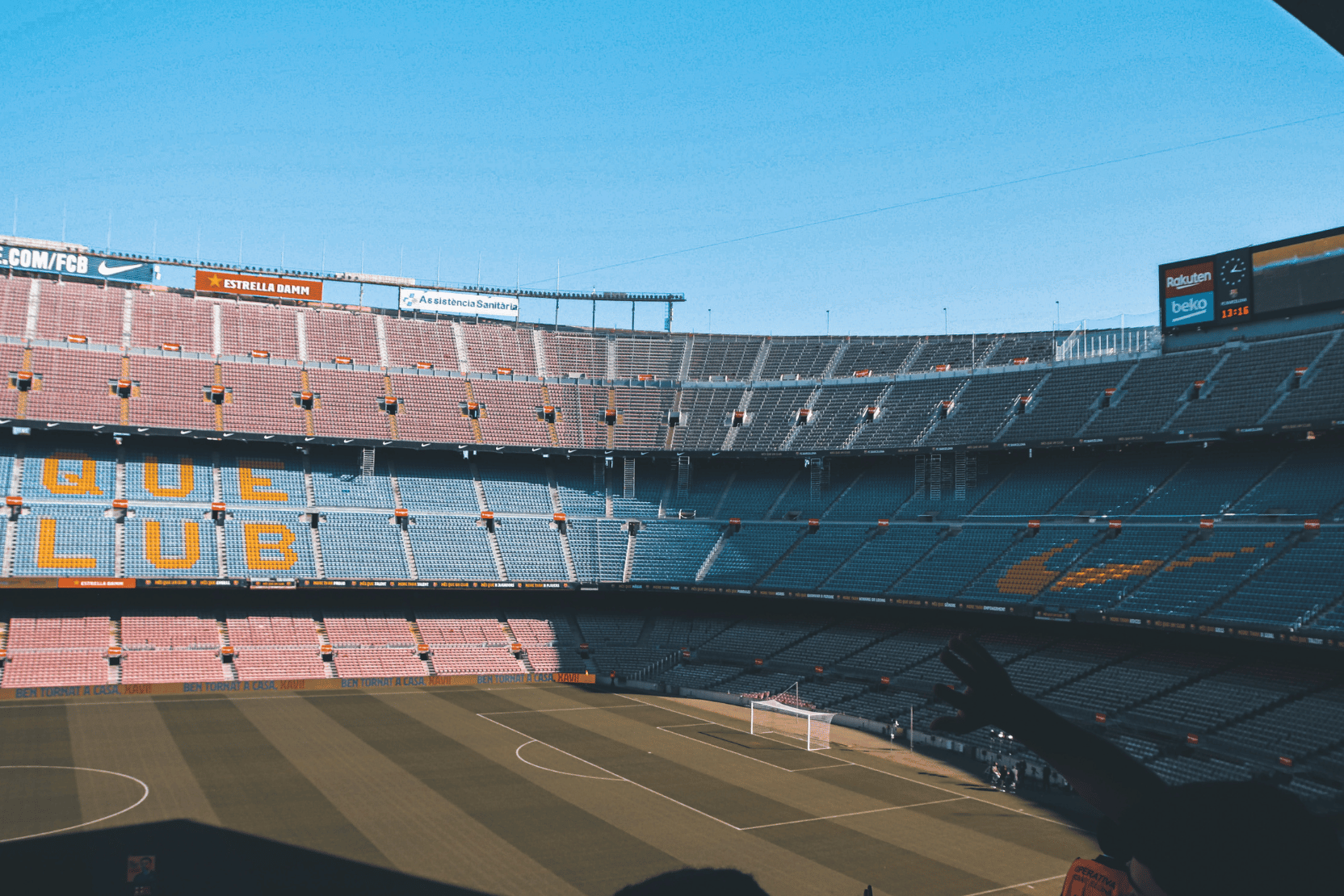 Embracing Camp Nou's Unique Moments